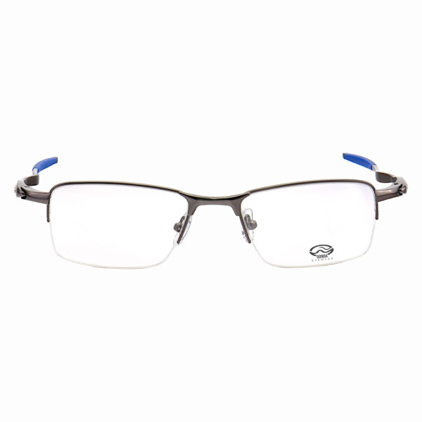 Armação de Óculos Meio Aro Evade OX3208 Grafite e Azul