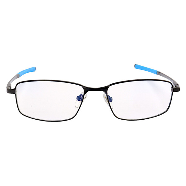 Armação de Óculos Retangular Socket OX3217 Preto e Azul