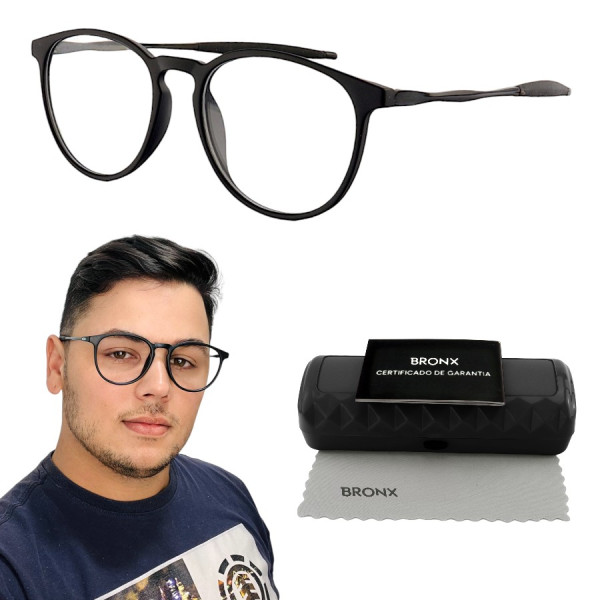 Armação de Óculos Redondo O3219A Preto
