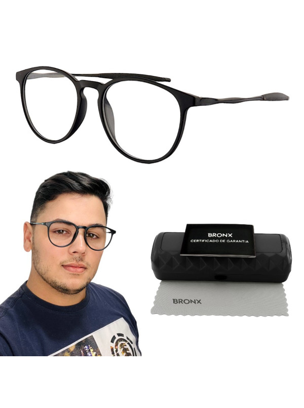 Armação de Óculos Redondo O3219A Preto