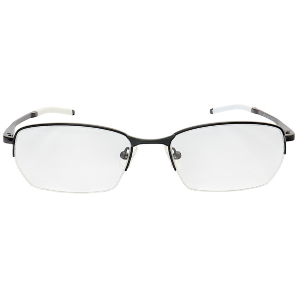 Armação de Óculos Meio Aro Kang OX7031 Preto e Branco