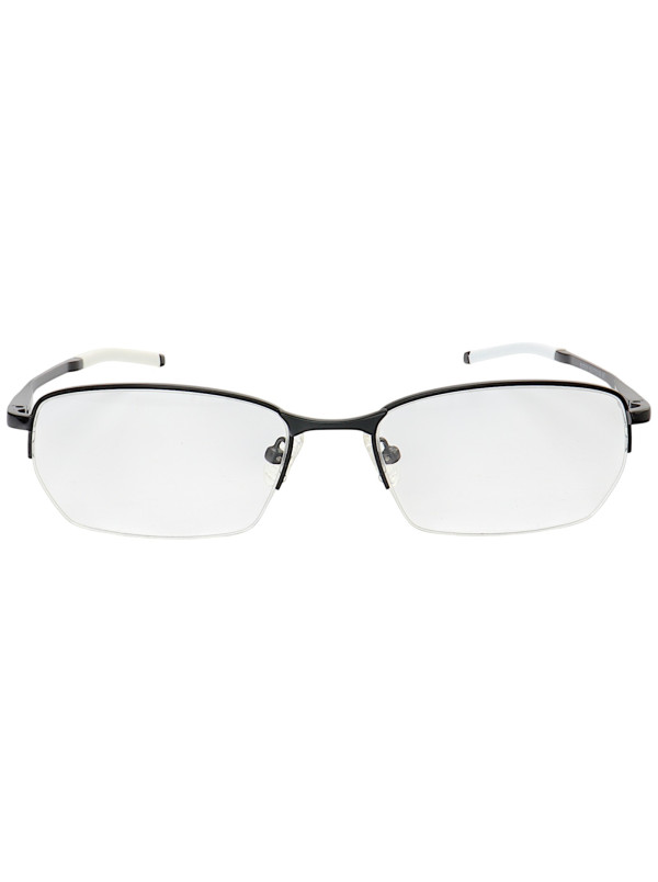 Armação de Óculos Meio Aro Kang OX7031 Preto e Branco