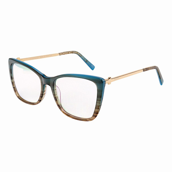 Armação de Óculos Quadrada TF2162 Azul Degrade