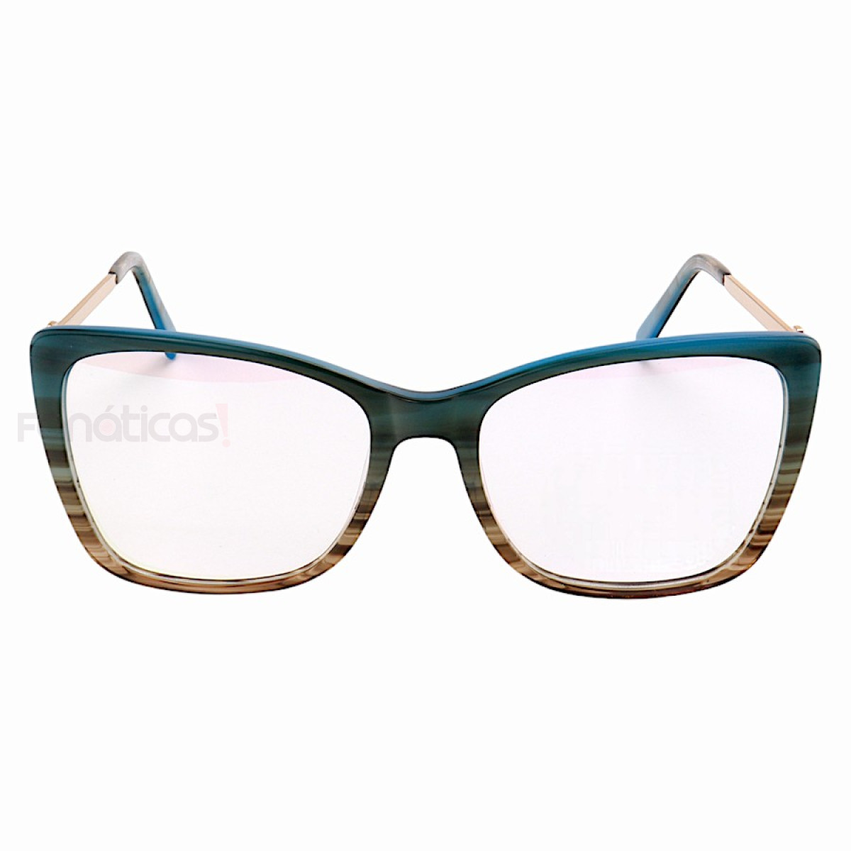 Armação de Óculos Quadrada TF2162 Azul Degrade