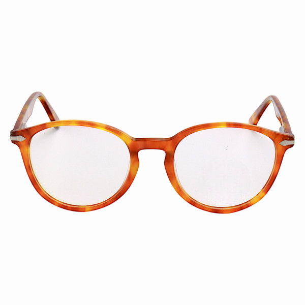 Armação de Óculos Redondo Pers 3183V Caramelo Tartaruga