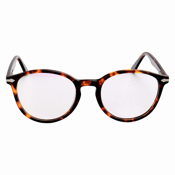 Armação de Óculos Redondo Pers 3183V Marrom Tartaruga