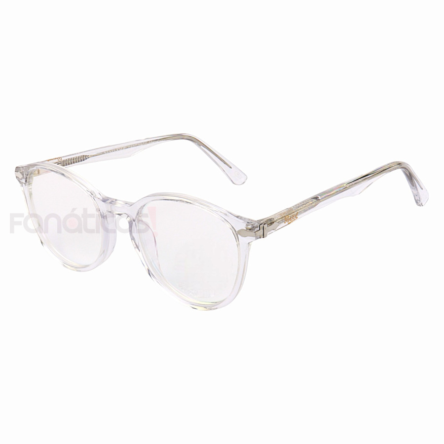 Armação de Óculos Redondo Pers 3183V Transparente
