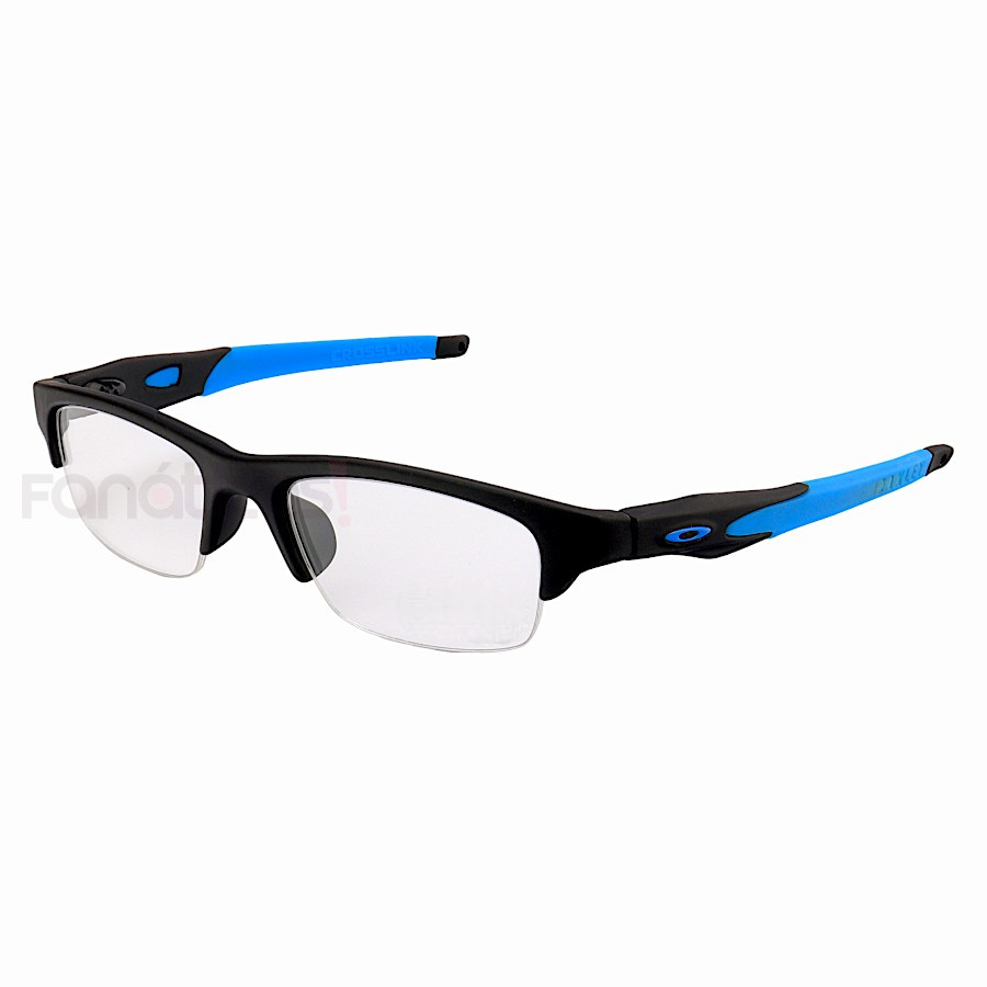 Armacao de Óculos Crosslink OX8038 Meio Aro Preta e Azul