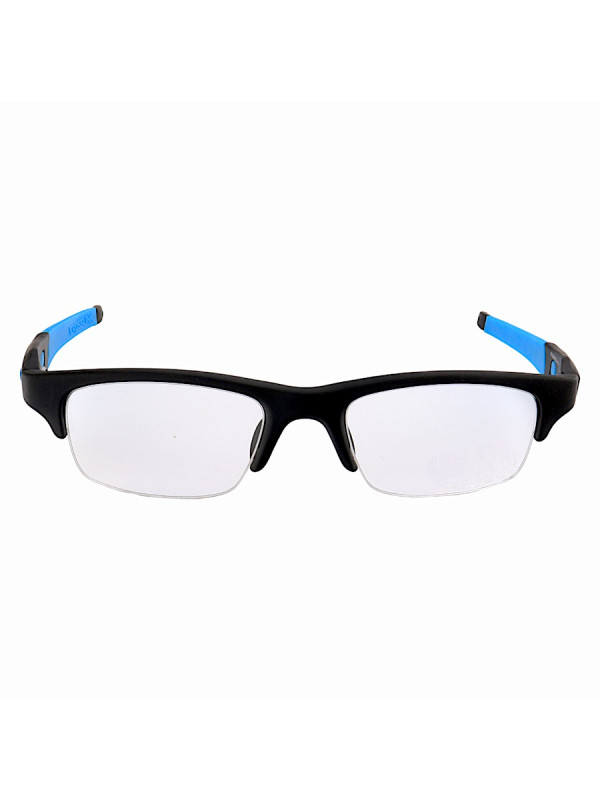 Armacao de Óculos Crosslink OX8038 Meio Aro Preta e Azul