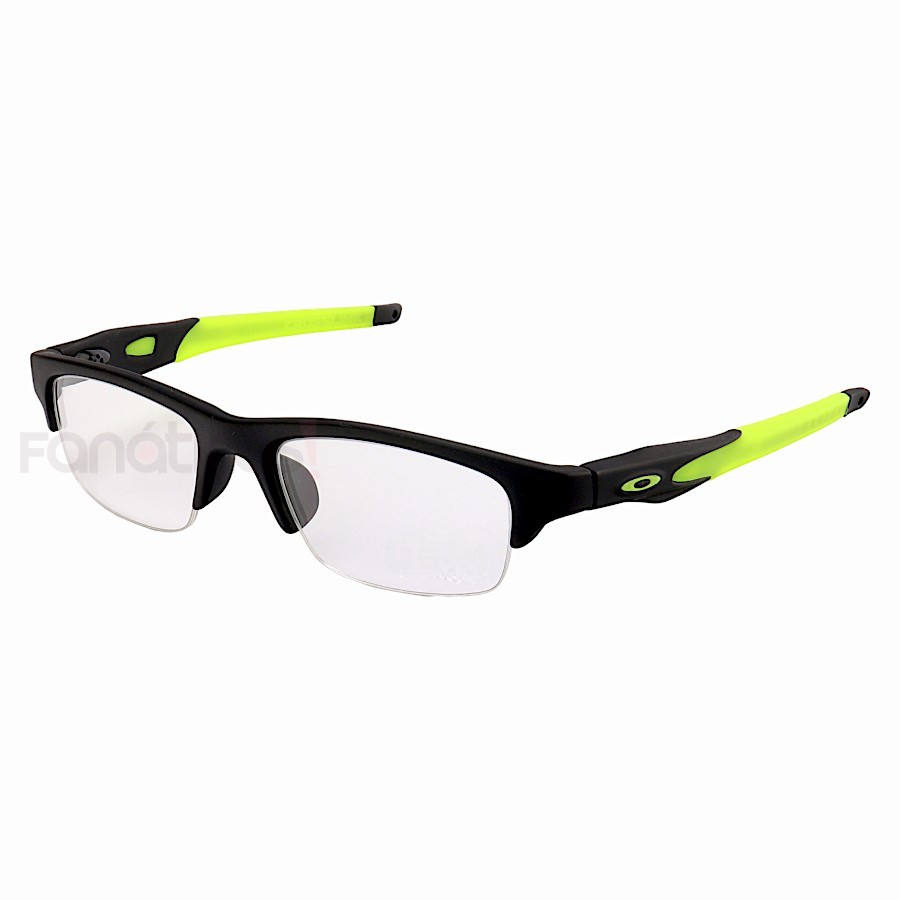 Armacao de Óculos Crosslink OX8038 Meio Aro Preta e Verde