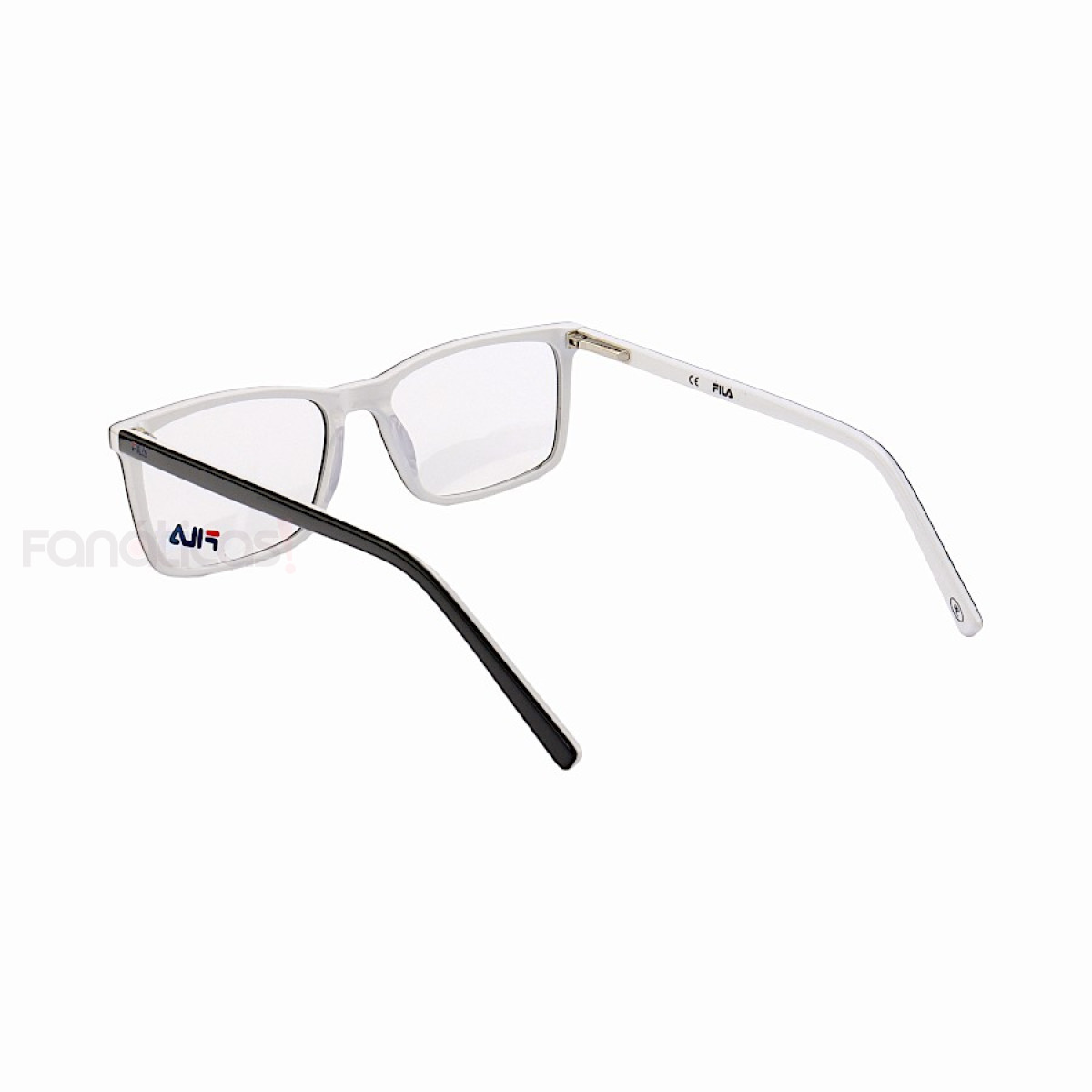 Armação de Óculos Retangular Masculina FL7062 Preto e Branco