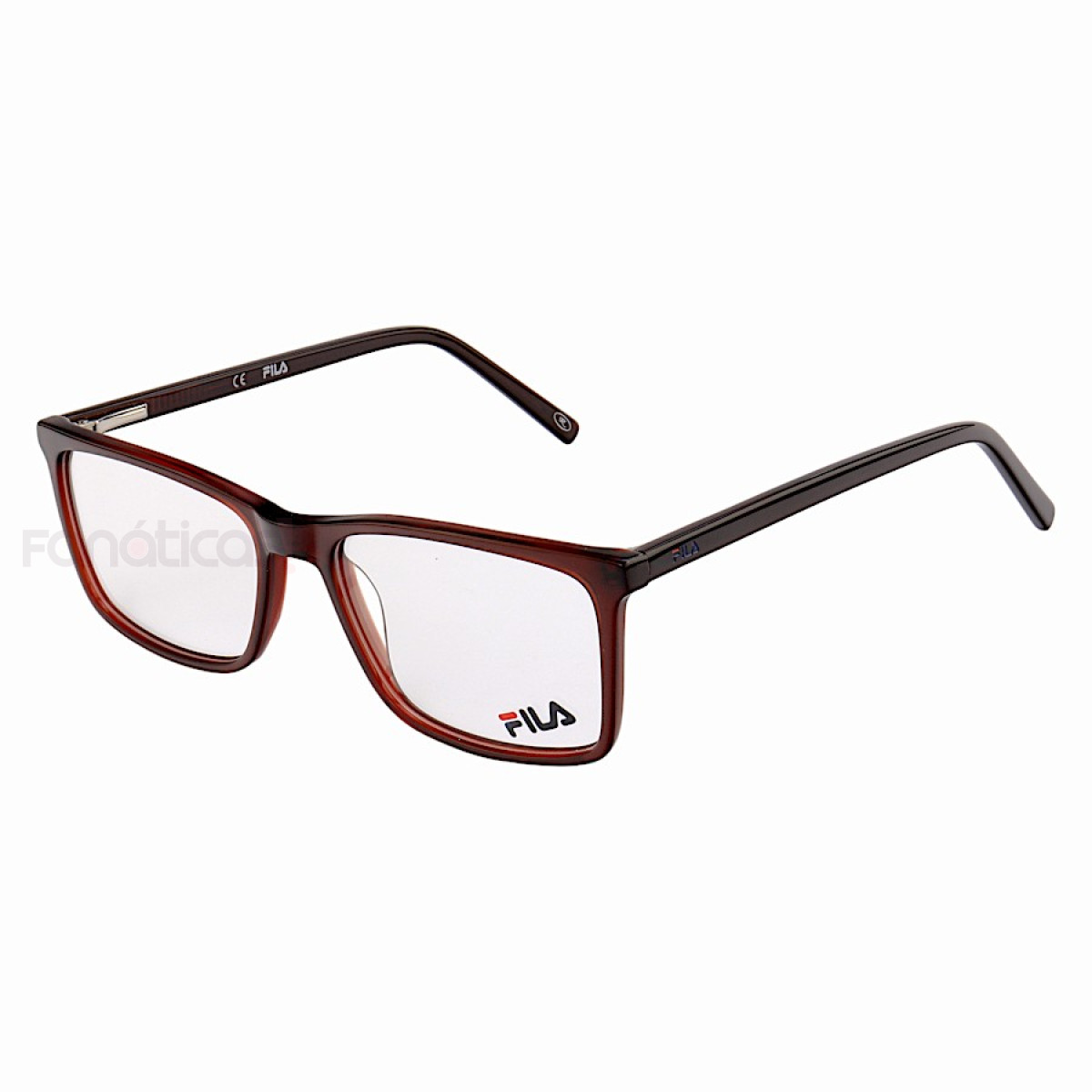 Armação de Óculos Retangular Masculina FL7062 Marrom