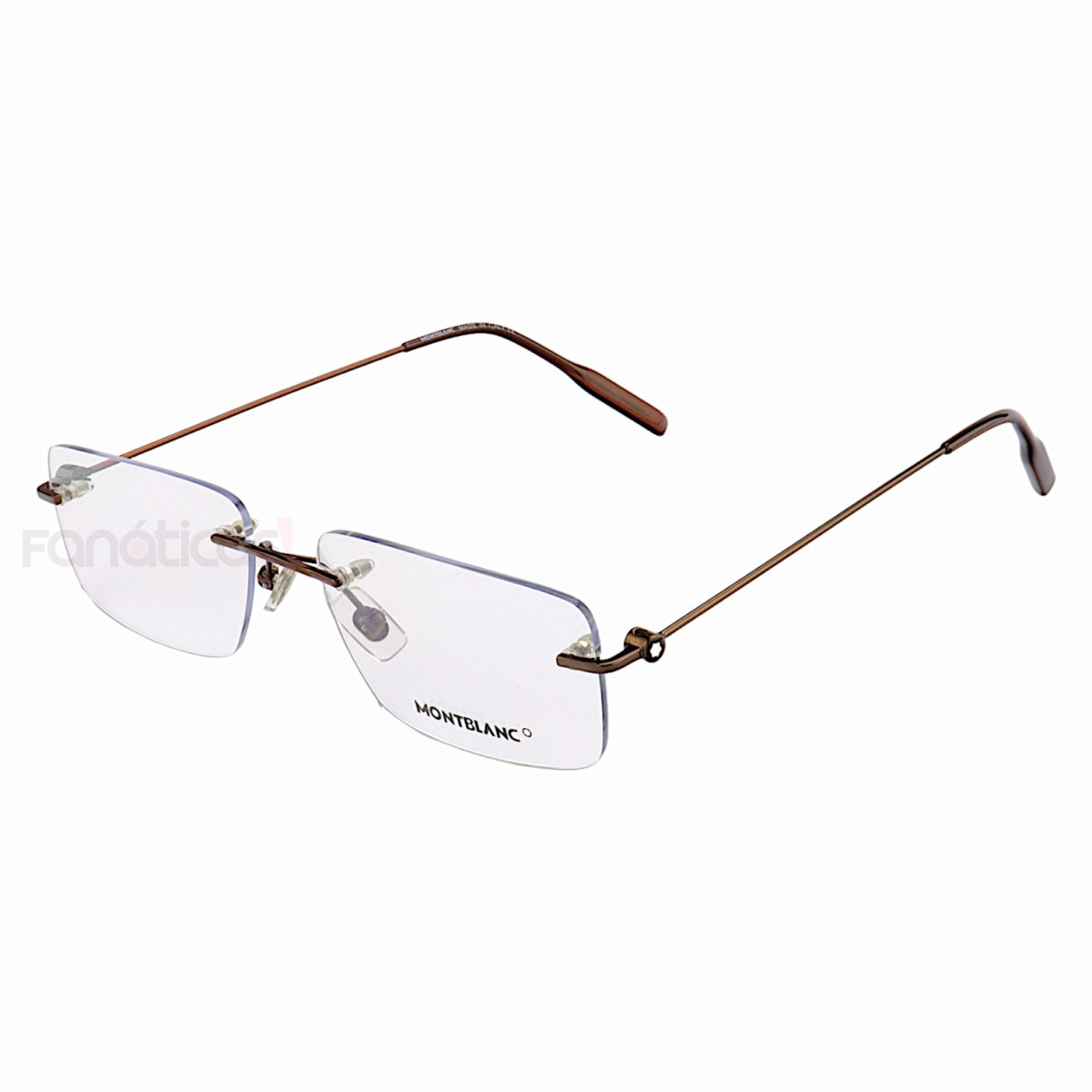 Armação de Óculos Retangular Balgriff MB0101AO Marrom