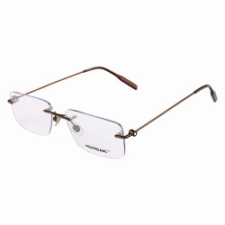 Armação de Óculos Retangular Balgriff MB0101AO Marrom