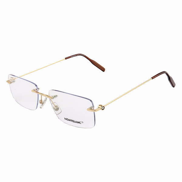 Armação de Óculos Retangular Balgriff MB0101AO Dourado