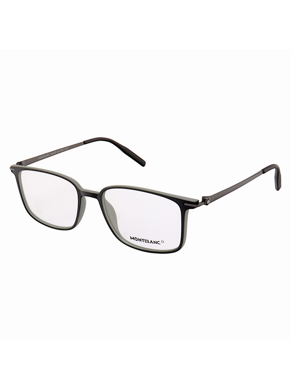 Armação de Óculos Quadrada MB0196O Preto e Cinza