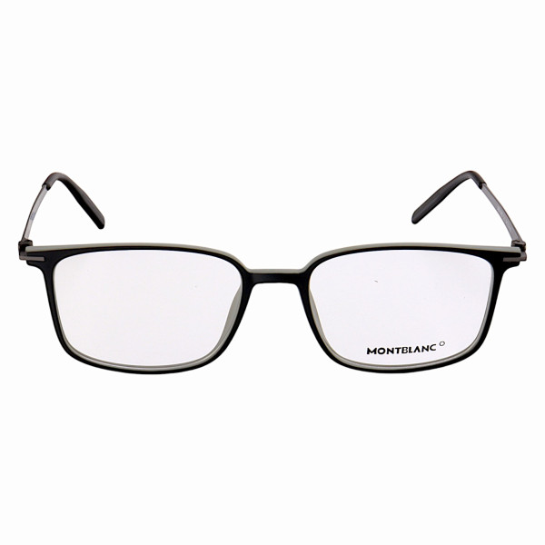 Armação de Óculos Quadrada MB0196O Preto e Cinza