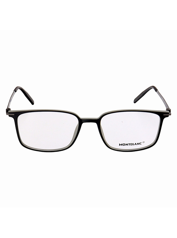 Armação de Óculos Quadrada MB0196O Preto e Cinza