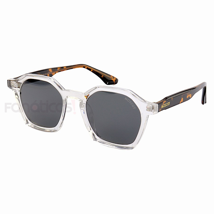 Óculos de Sol Quadrado Mosc 58991 Transparente e Tartaruga
