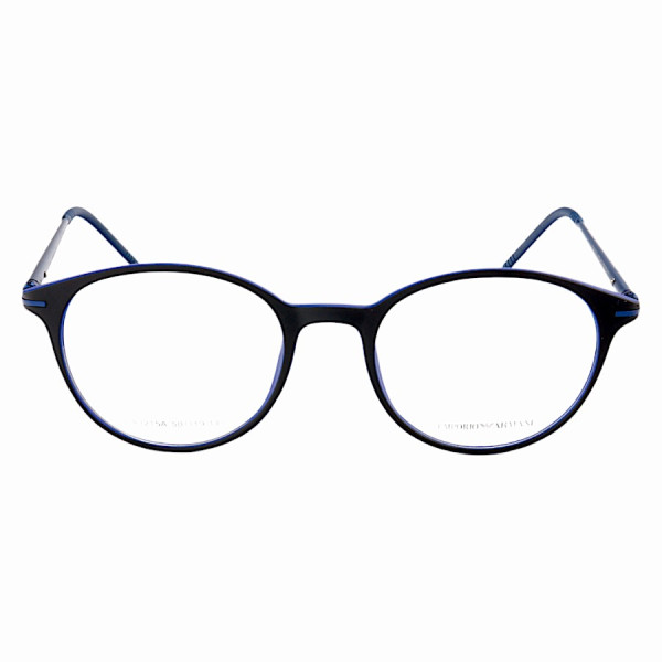 Armação de Óculos Redondo EA3215 Preto e Azul