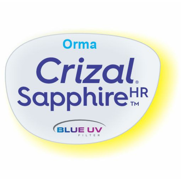 Lentes Essilor Orma Crizal Sapphire Blue UV