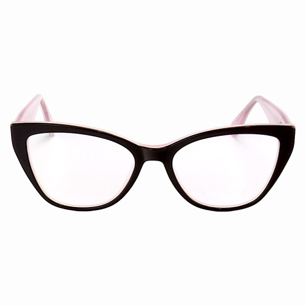 Armação de Óculos Gatinho VMV02UV Preto e Rosa