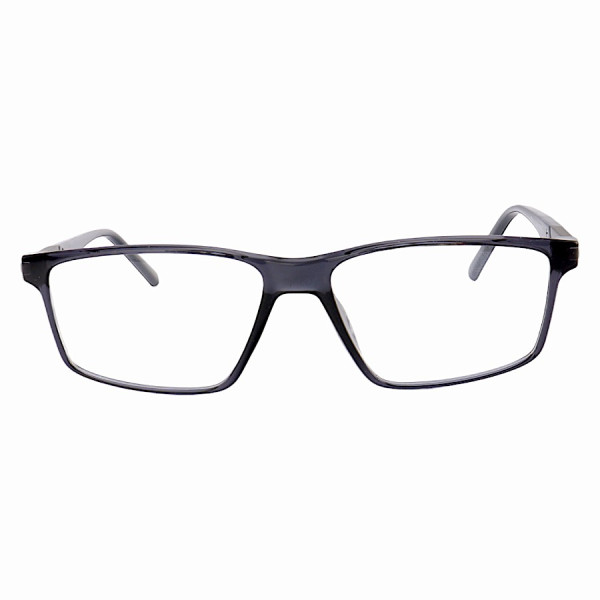 Armação de Óculos Retangular Molas 180 C7 GZ9141 Cinza Translucido