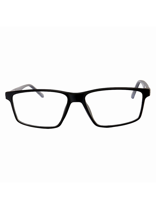 Armação de Óculos Retangular 180 C2 GZ9141 Preto e Cinza