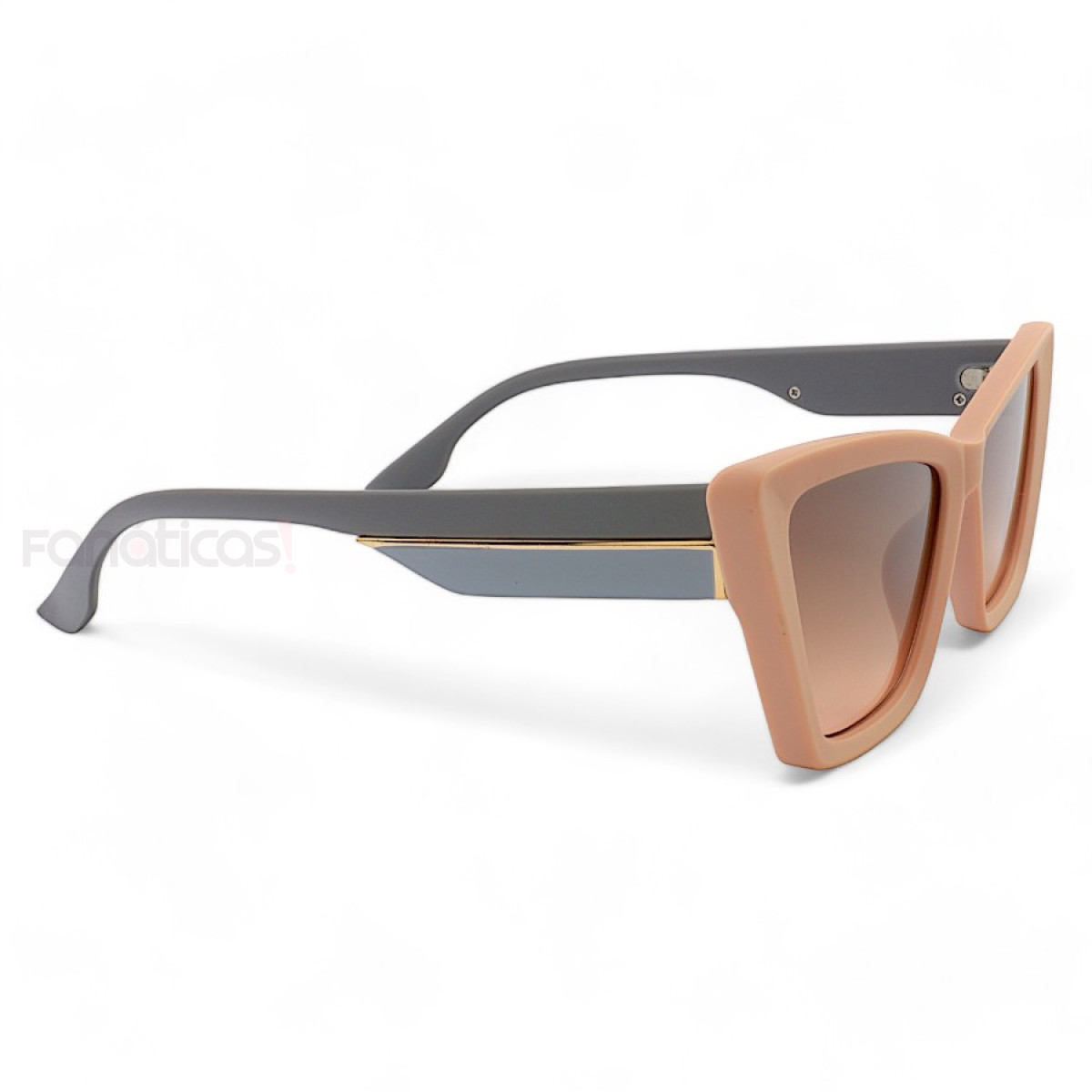 Óculos de Sol Feminino Gatinho Jade Nude claro