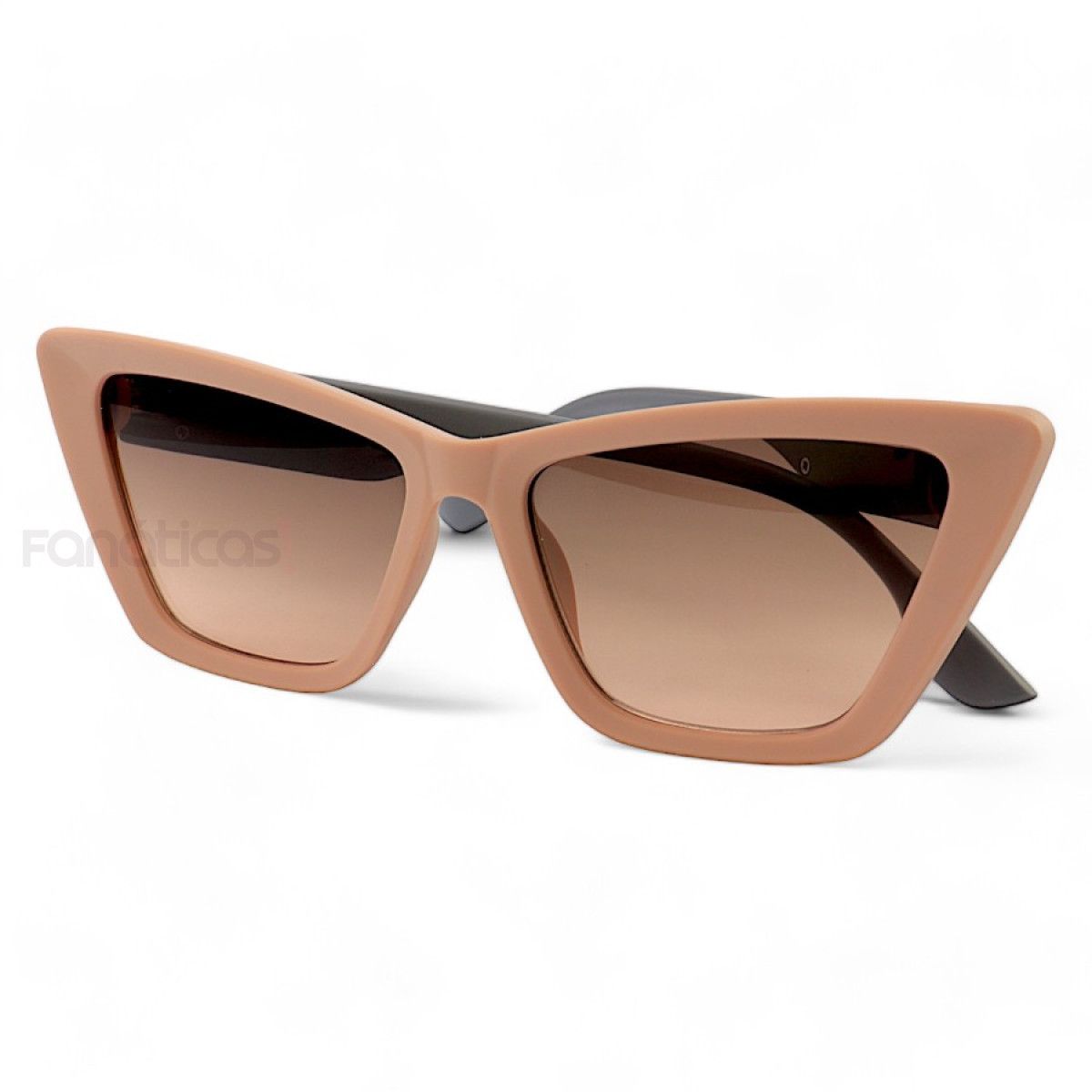 Óculos de Sol Feminino Gatinho Jade Nude claro