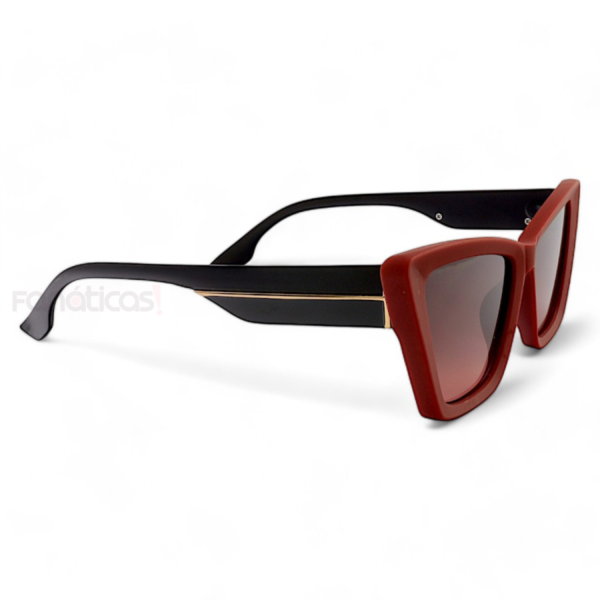 Óculos de Sol Feminino Gatinho Jade Vermelho