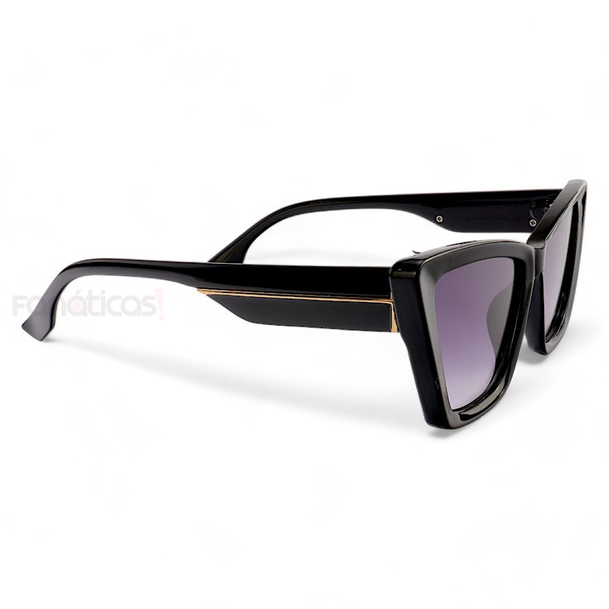 Óculos de Sol Feminino Gatinho Jade Preto