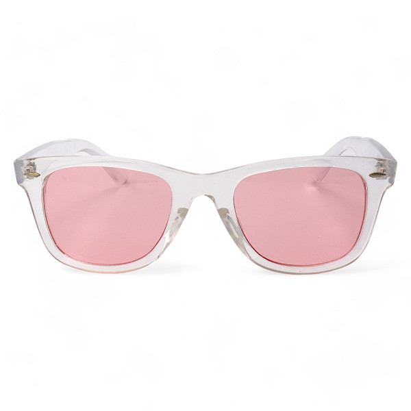 Óculos de Sol Londres Transparente e Rosa