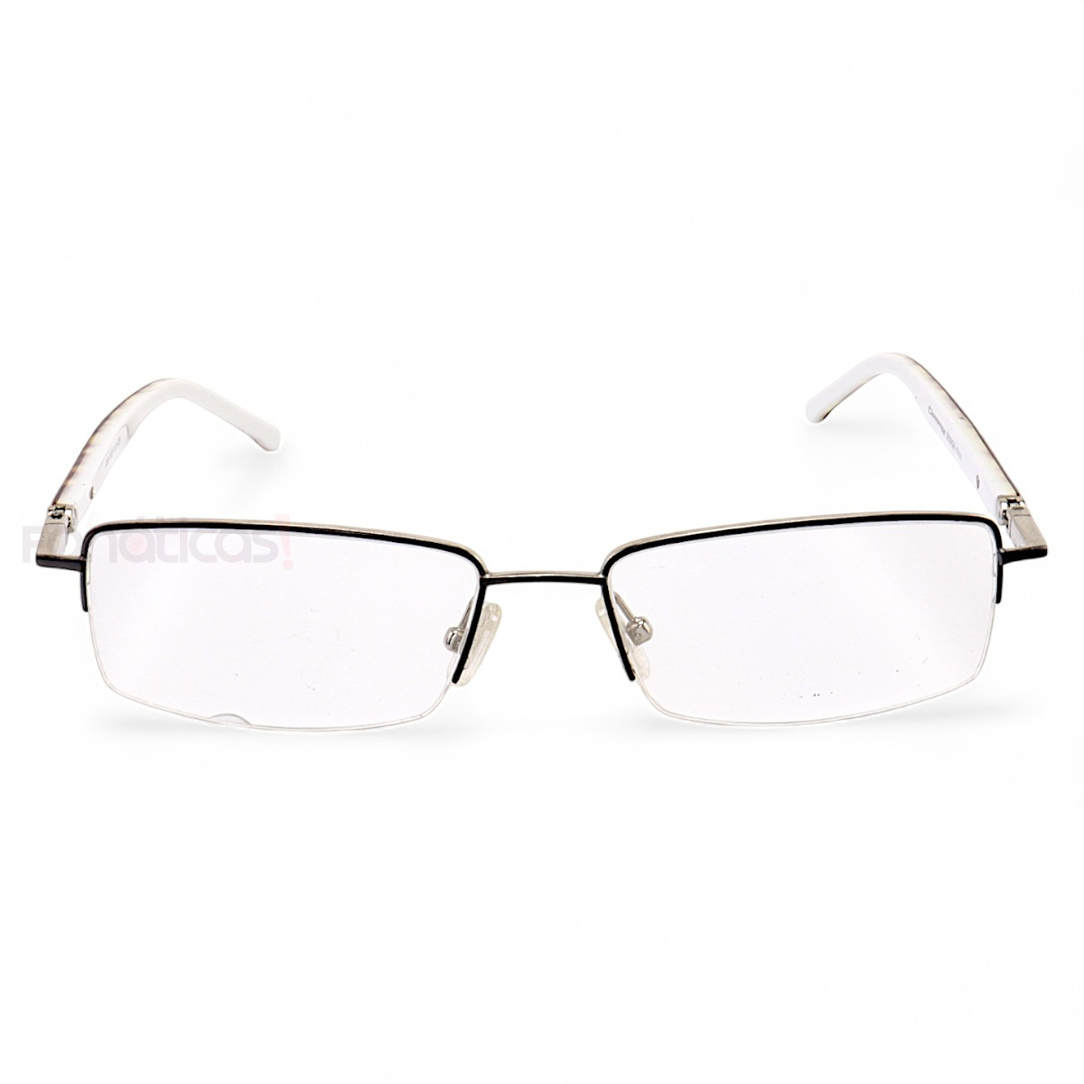 Armação de Óculos Retangular 9380 Preto e Tartaruha