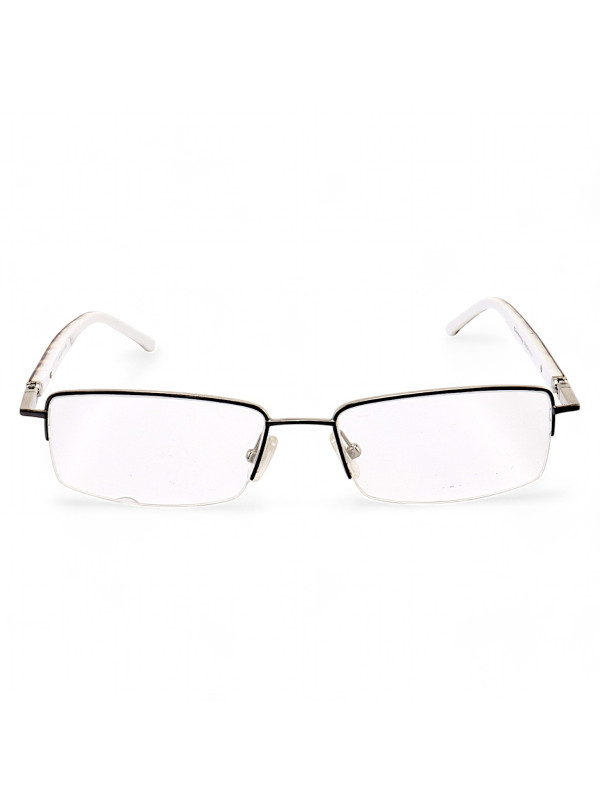 Armação de Óculos Retangular 9380 Preto e Tartaruha