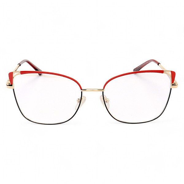 Armação de Óculos Quadrado 95796 Vermelho e Preto