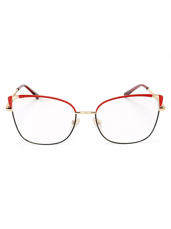 Armação de Óculos Quadrado 95796 Vermelho e Preto