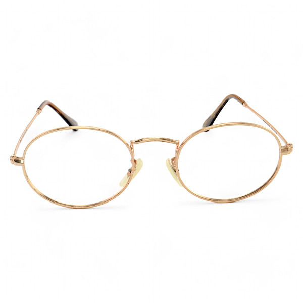 Armação de Óculos Oval 3647 Dourado