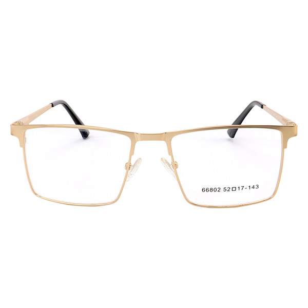 Armação de Óculos Quadrado 66802 Dourado