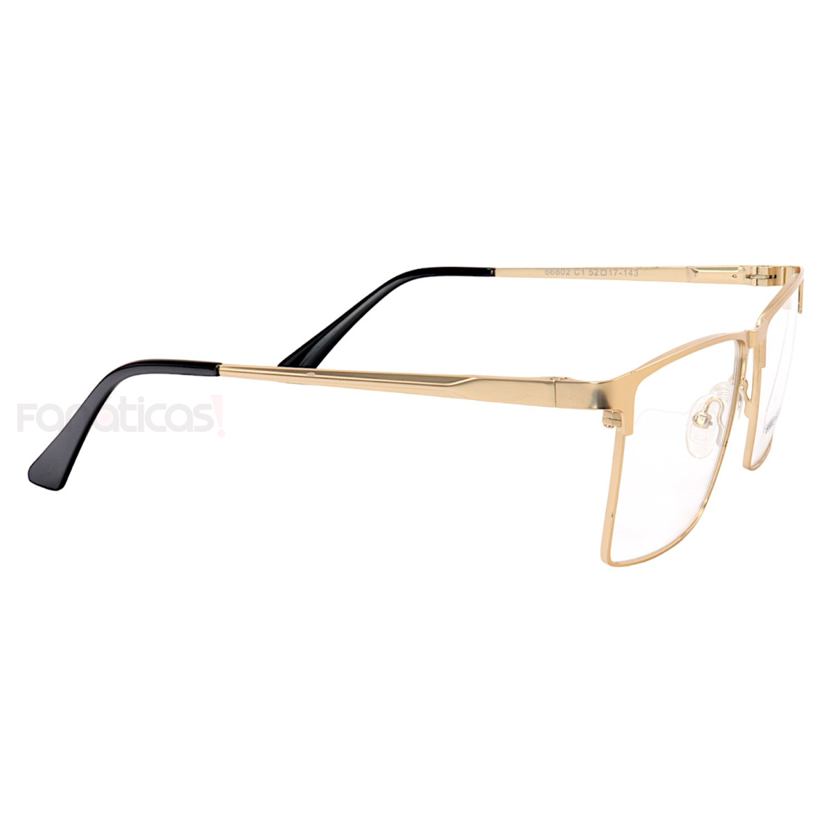 Armação de Óculos Quadrado 66802 Dourado