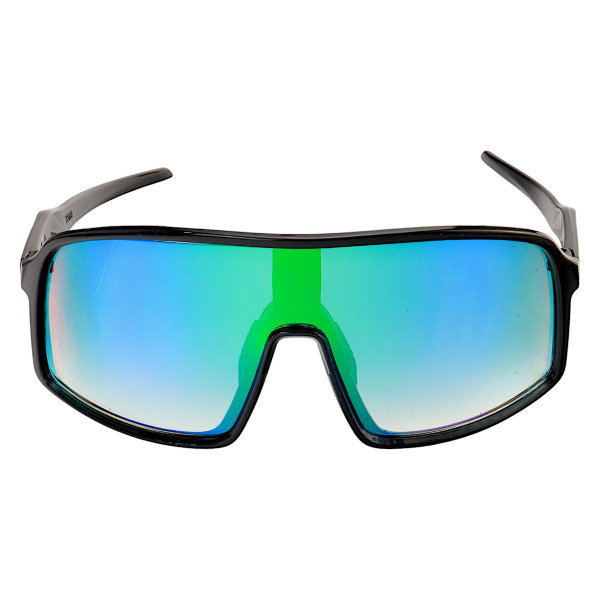 Óculos Cougar Preto e Verde Bicolor