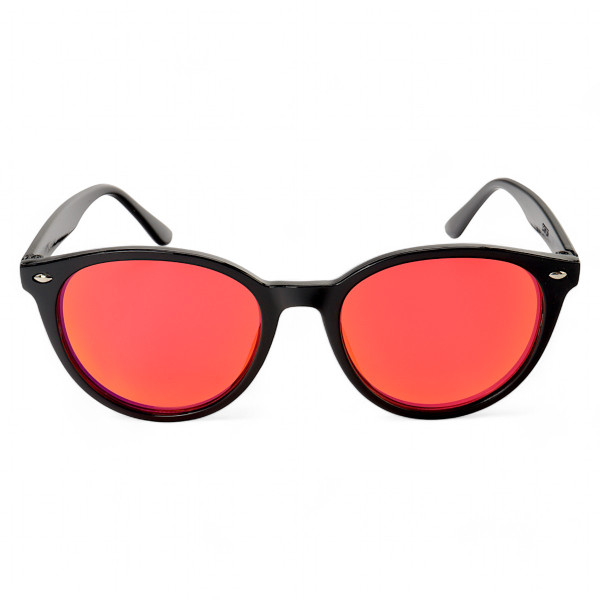 Óculos Lazio Preto e Vermelho