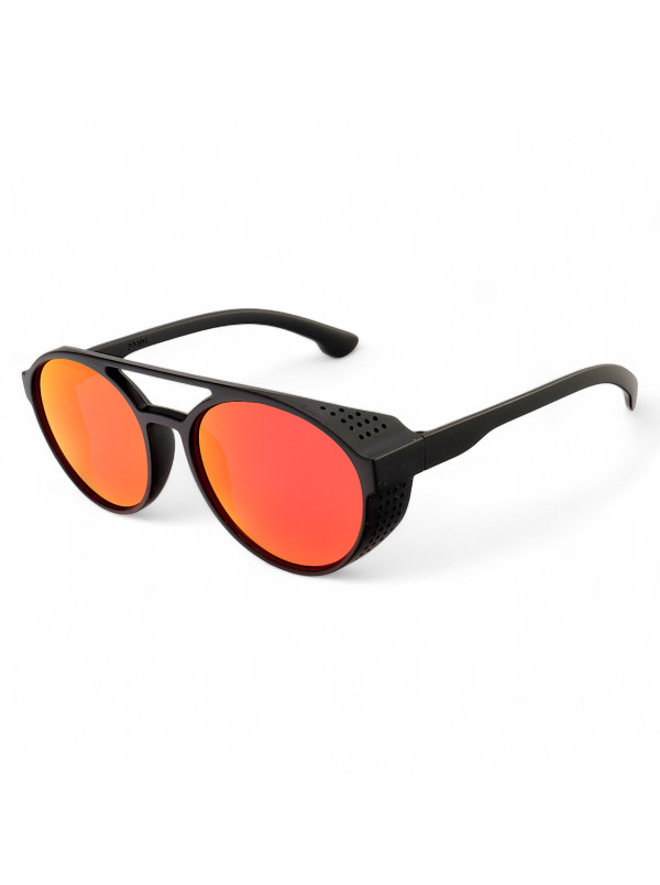 Óculos Punk Preto e Vermelho