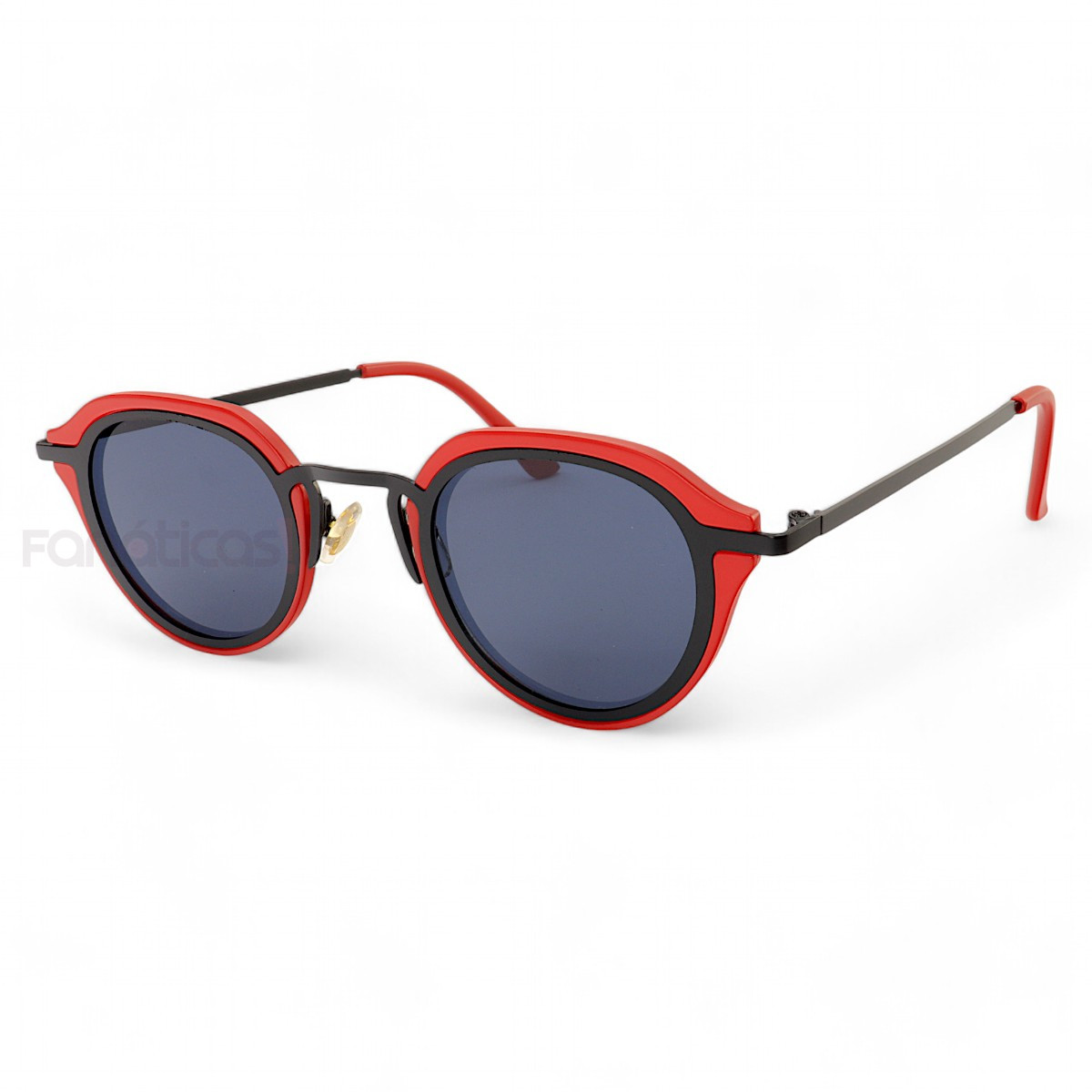 Óculos De Sol Oval Bulier Vermelho