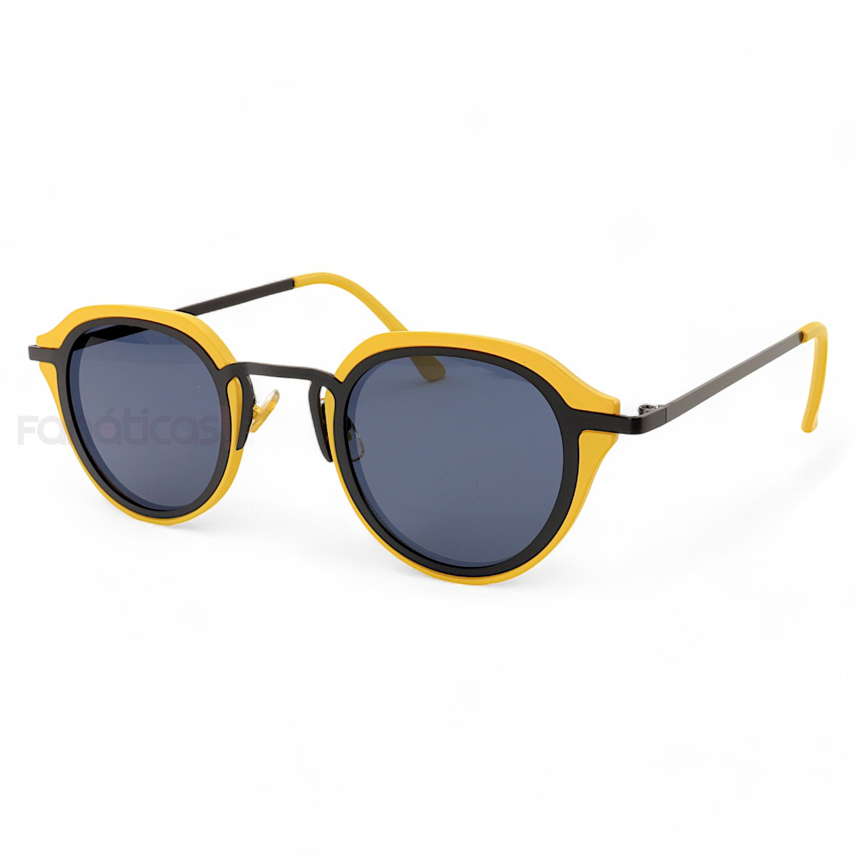 Óculos De Sol Oval Bulier Amarelo