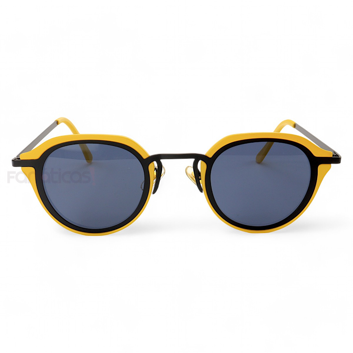 Óculos De Sol Oval Bulier Amarelo