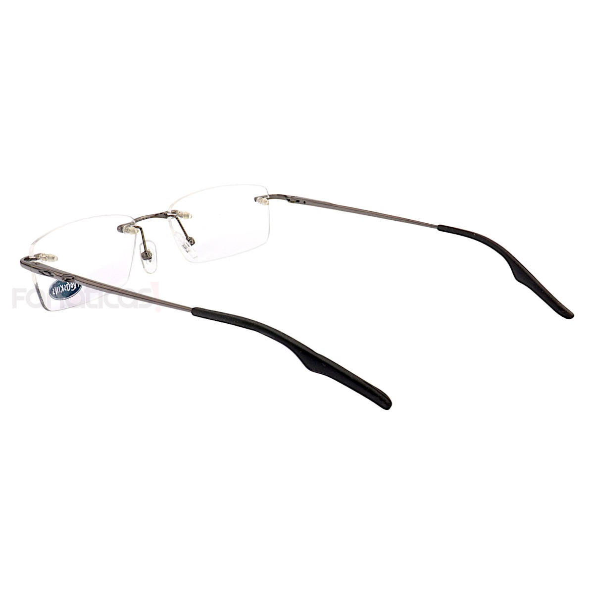 Armação de Óculos Retangular Balgriff Wingback Grafite Masculina