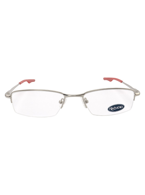 Armação Fio de Nylon Wingback Prata e Vermelho