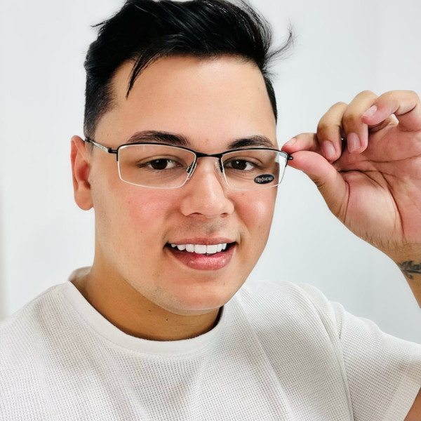 Armação Fio de Nylon Wingback Preto