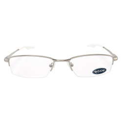 Armação Fio de Nylon Wingback Prata e Branco